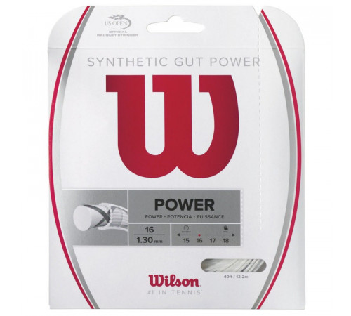 ТЕННИСНЫЕ СТРУНЫ WILSON SYNTHETIC GUT POWER 12М
