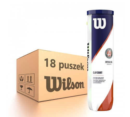 Мячи Wilson Rollan Garros Clay Court 4 ball