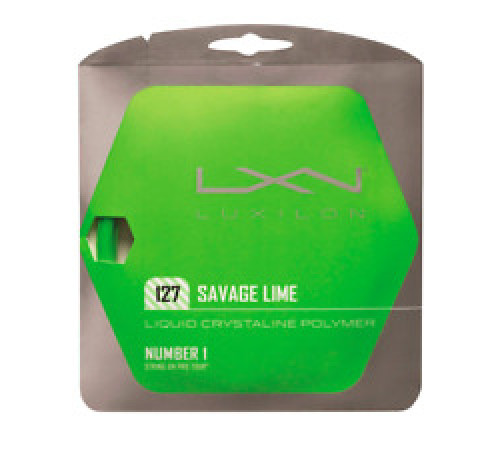 ТЕННИСНЫЕ СТРУНЫ ДЛЯ РАКЕТКИ LUXILON SAVAGE LIME 127