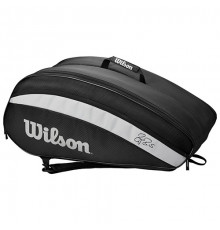 WILSON FEDERER TEAM BLACK/WHITE 12 RAK Z 834812