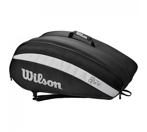 WILSON FEDERER TEAM BLACK/WHITE 12 RAK Z 834812