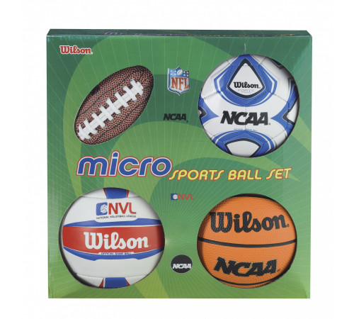 Набор из 4-х мини-мячей Wilson Micro Sports 4 Ball